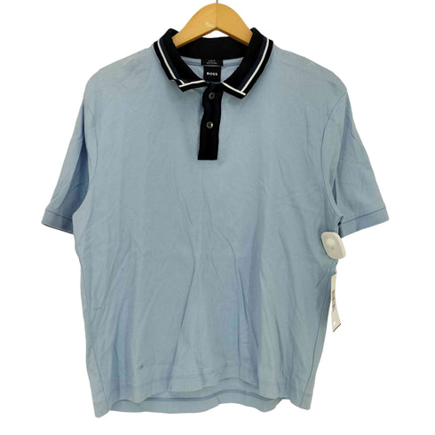 ボス BOSS SLIM FIT コットンピケ ポロシャツ メンズ BR G