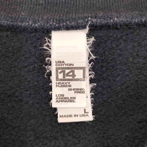 ロサンゼルスアパレル Los Angeles Apparel 14OZ. HEAVY FLEECE PULLOVER CREWNECK SWEATSHIRT メンズ import:L