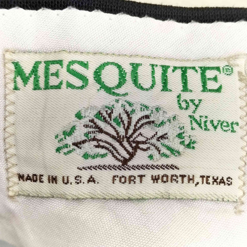 MESQUITE 50-60s カムロック 両爪TALON USA製 センタープレススラックス メンズ