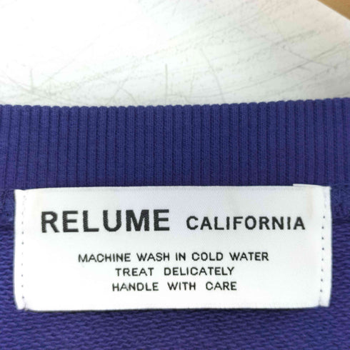 ジャーナルスタンダードレリューム JOURNAL STANDARD relume CALIFORNIA オーバーサイズ スリットスウェット メンズ JPN:M