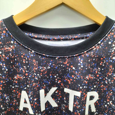 AKTR アクター ペイント ロゴ プリント 半袖 Tシャツ メンズ JPN:XL