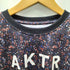 AKTR アクター ペイント ロゴ プリント 半袖 Tシャツ メンズ JPN:XL