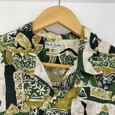 ポールスミス Paul Smith アメリカンジャケット期 総柄アロハシャツ メンズ import:M