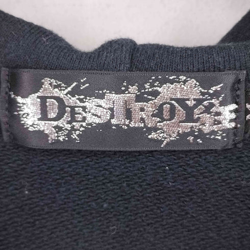 DESTROY バックプリント ジップアップフーディ メンズ JPN:M