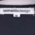 semantic design レタリング ドレープデザイン レイヤード カットソー メンズ JPN:M
