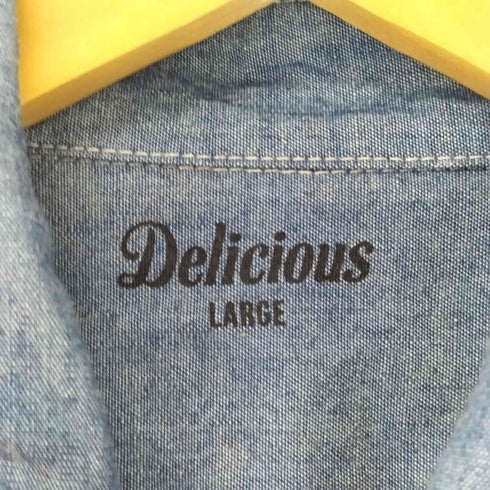 デリシャス Delicious プルオーバーシャンブレーシャツ メンズ JPN:L