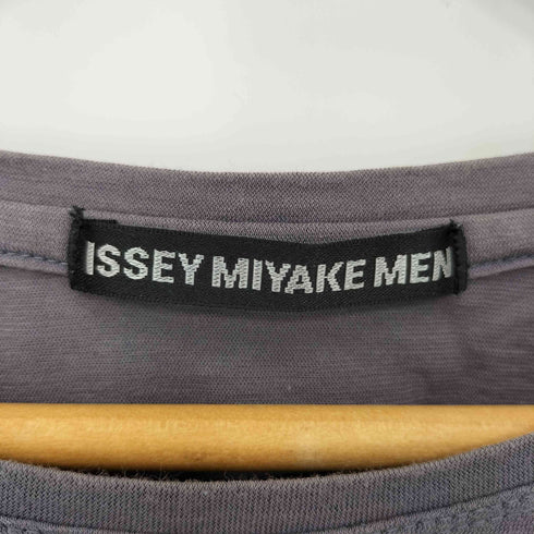 イッセイミヤケメン ISSEY MIYAKE MEN 14SS 黒タグ 無地 コットン 製品染め クルーネックTシャツ メンズ JPN:4