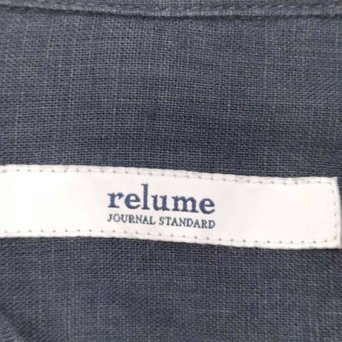 ジャーナルスタンダードレリューム JOURNAL STANDARD relume フレンチリネンワイドシャツ レディース FREE