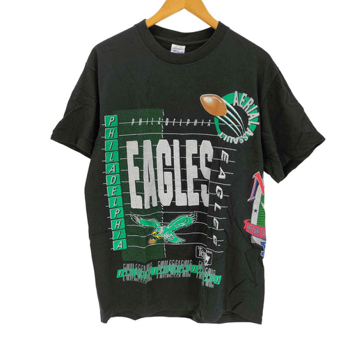 90S USA製 シングルステッチ プリントクルーネックTシャツ メンズ import:L