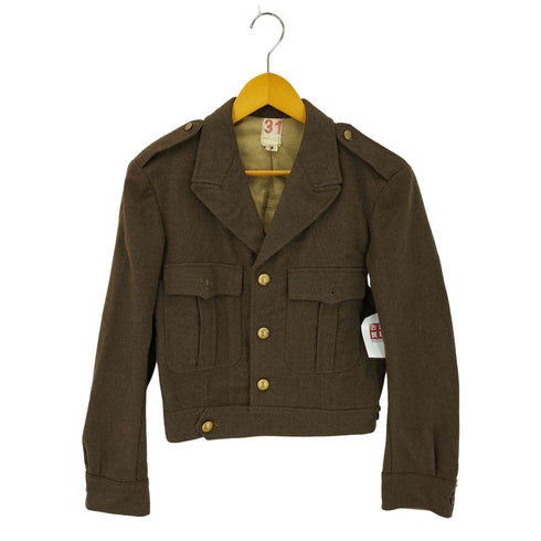 フレンチアーミー FRENCH ARMY 50-60s フランス軍 金ボタン ウール アイクジャケット メンズ 31