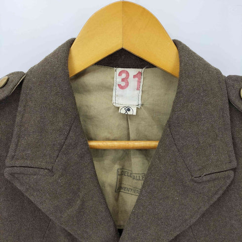フレンチアーミー FRENCH ARMY 50-60s フランス軍 金ボタン ウール アイクジャケット メンズ 31