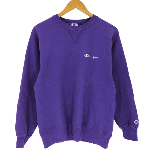 チャンピオン Champion 90s USA製 ロゴ刺繍スウェットプルオーバー メンズ JPN:M