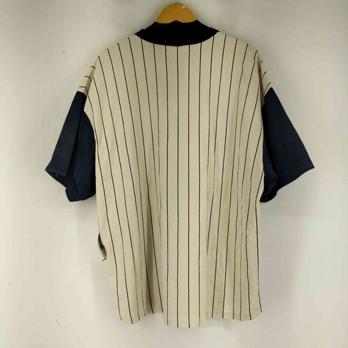 ケボズ KEboz STRIPE HENLEY NECK S/S TEE メンズ JPN:L