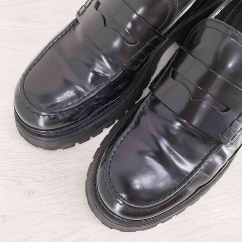 ザラ ZARA エナメル ローファー メンズ JPN:27.5