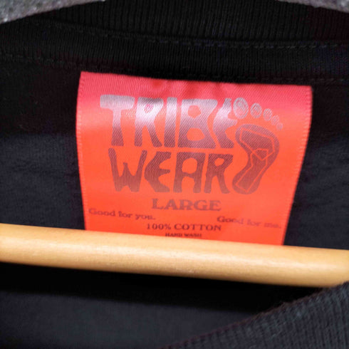 TRIBE WEAR クルーネック長袖Tシャツ メンズ L