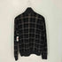 ザラ ZARA DARK COUTURE チェック柄 ベロアジップアップジャケット メンズ 42