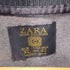 ザラ ZARA DARK COUTURE チェック柄 ベロアジップアップジャケット メンズ 42