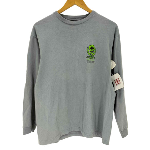 ステューシー Stussy 00s the INTERNATIONAL STUSSY TRIBE 両面プリントL/S Tシャツ スカル メンズ JPN:M