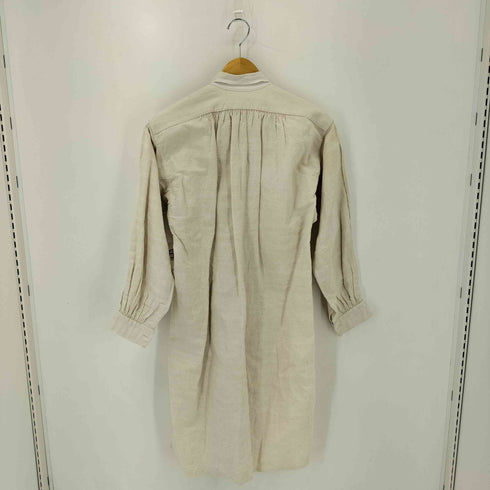 1900-30s EURO Antique ユーロ アンティーク リネンスモック プルオーバー シャツ メンズ