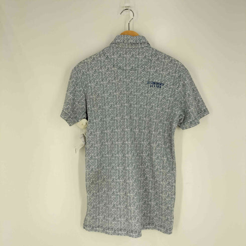 ルコック スポルティフ le coq sportif 24SS ストレッチフォーサー フレンチボーダー総柄 半袖ポロシャツ メンズ import:M