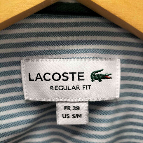 ラコステ LACOSTE 25SS ストライプ ジャージ シャツ メンズ FR 39 US S/M