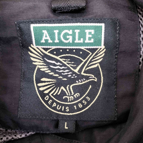 エーグル AIGLE 裏地メッシュ ダブルジップ マウンテンジャケット メンズ import:L