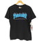 スラッシャー THRASHER ファイヤーパターン ロゴプリント Tシャツ メンズ import:M