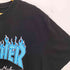 スラッシャー THRASHER ファイヤーパターン ロゴプリント Tシャツ メンズ import:M