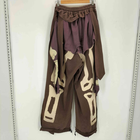 SANKUANZ 23SS Skeleton Print Deconstructed Sweatpants メンズ JPN:S