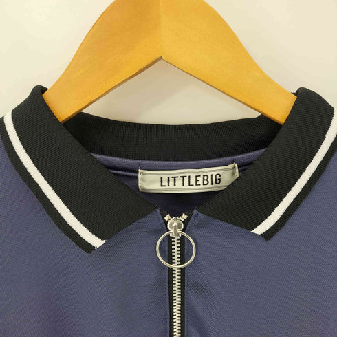リトルビッグ LITTLEBIG Zip Hi-Necked ジップ ハイネック 半袖ポロシャツ メンズ M