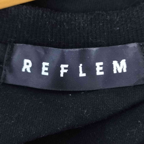 レフレム REFLEM ラインストーンロゴ半袖Tシャツ メンズ JPN:M