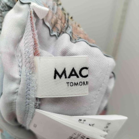 マカフィー MACPHEE 25ss スカーフプリント イージーストレートパンツ レディース JPN:34
