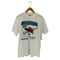 フルーツオブザルーム FRUIT OF THE LOOM 90s 96年 WINGS OVER VENANGO AIRSHOW 袖 裾シングル グラフィックプリント クルーネック 半袖Tシャツ メンズ XL
