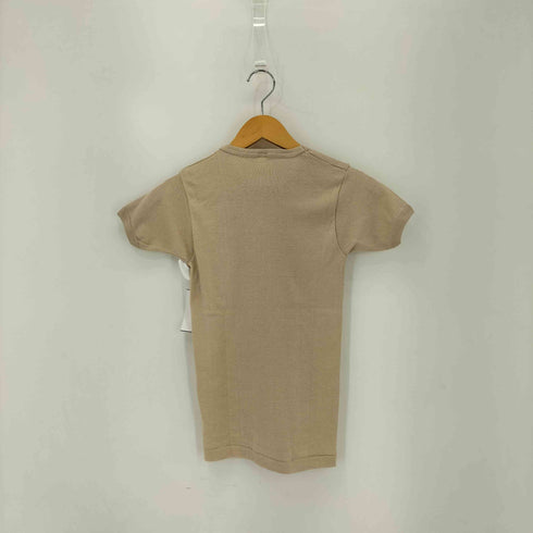 Sportique USA製 グラフィックプリント 半袖リブTシャツ カットソー Y2K レディース S