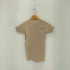 Sportique USA製 グラフィックプリント 半袖リブTシャツ カットソー Y2K レディース S