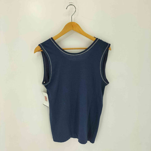 チャンピオン Champion 70-80s バータグ SJC ワンポイントロゴ ノースリーブ タンクトップ カットソー メンズ SMALL