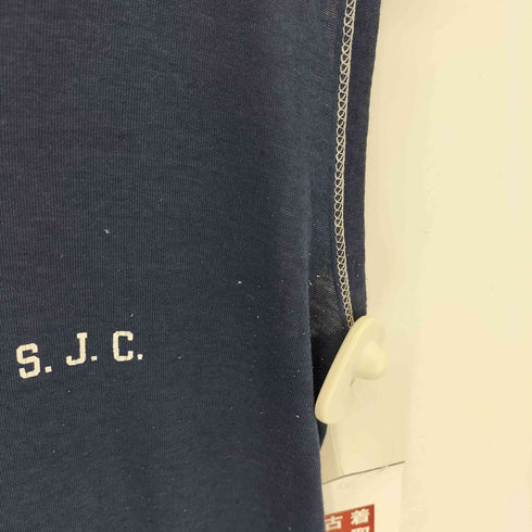 チャンピオン Champion 70-80s バータグ SJC ワンポイントロゴ ノースリーブ タンクトップ カットソー メンズ SMALL