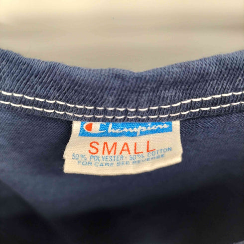 チャンピオン Champion 70-80s バータグ SJC ワンポイントロゴ ノースリーブ タンクトップ カットソー メンズ SMALL