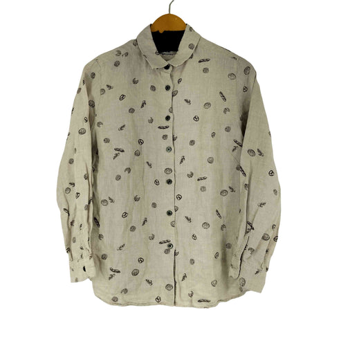 サニークラウズ sunny clouds L/S やっぱりパンが好きシャツ レディース JPN:XL