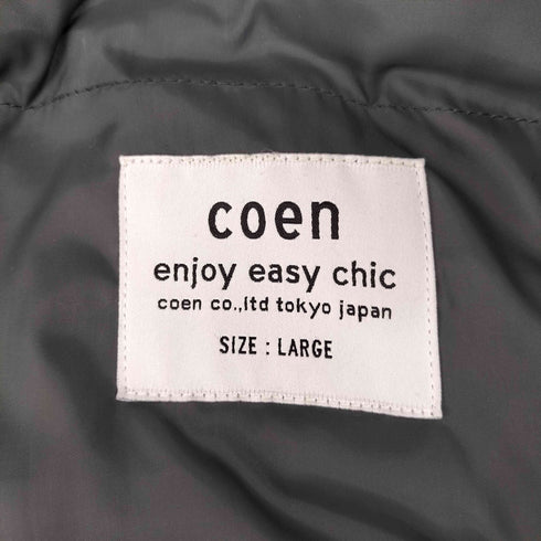 コーエン coen Cloud-Xフーデッドミドルコート メンズ JPN:L