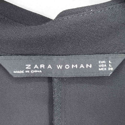 ザラ ZARA フェイクファー スキッパー プルオーバー レディース import:L