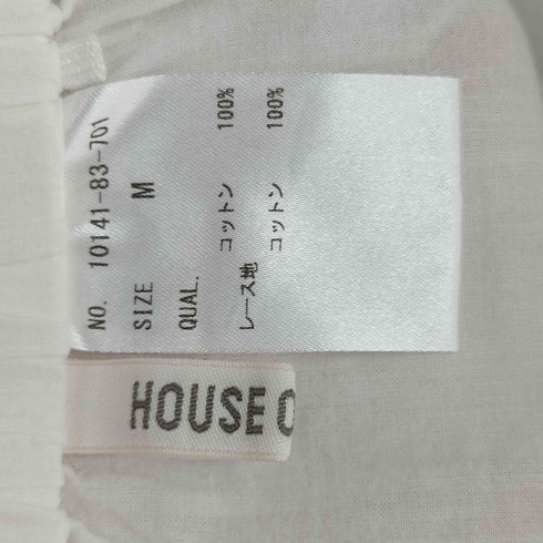HOUSE LOTUS 裾レースデザイン コットンパンツ レディース JPN:M