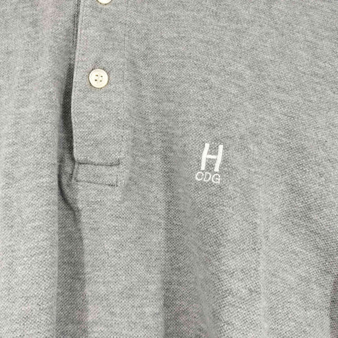 コムデギャルソンオム COMME des GARCONS HOMME ワンポイントロゴ刺繍 S/S ポロシャツ メンズ JPN:S