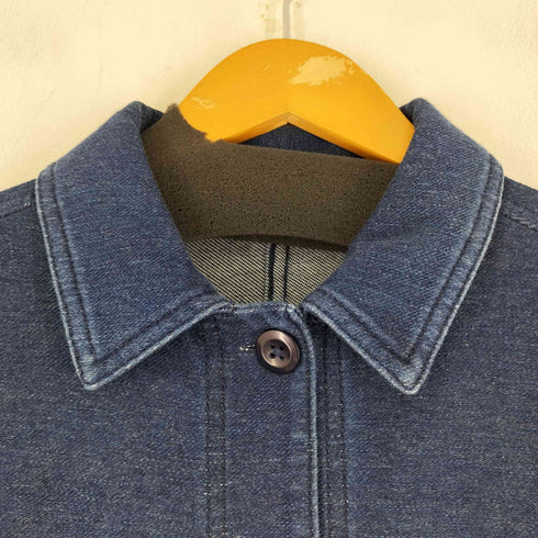 ランズエンド LANDS END インディゴ スウェットジャケット レディース import:M