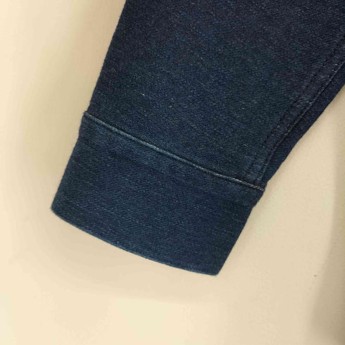 ランズエンド LANDS END インディゴ スウェットジャケット レディース import:M