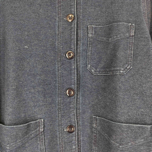 ランズエンド LANDS END インディゴ スウェットジャケット レディース import:M