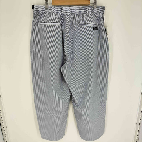 エフエーティー FAT 23SS MEGASUCKER シアサッカー ワイドパンツ メンズ JUMBO