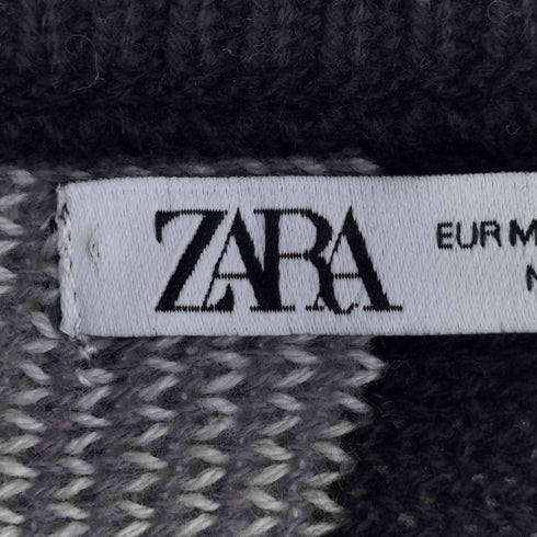 ザラ ZARA 3D ニット メンズ import:M