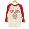ステューシー Stussy 00S ロゴプリント 80 ナンバリング NY LT LA ラグランスリーブ Tシャツ メンズ import:XL
