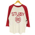 ステューシー Stussy 00S ロゴプリント 80 ナンバリング NY LT LA ラグランスリーブ Tシャツ メンズ import:XL